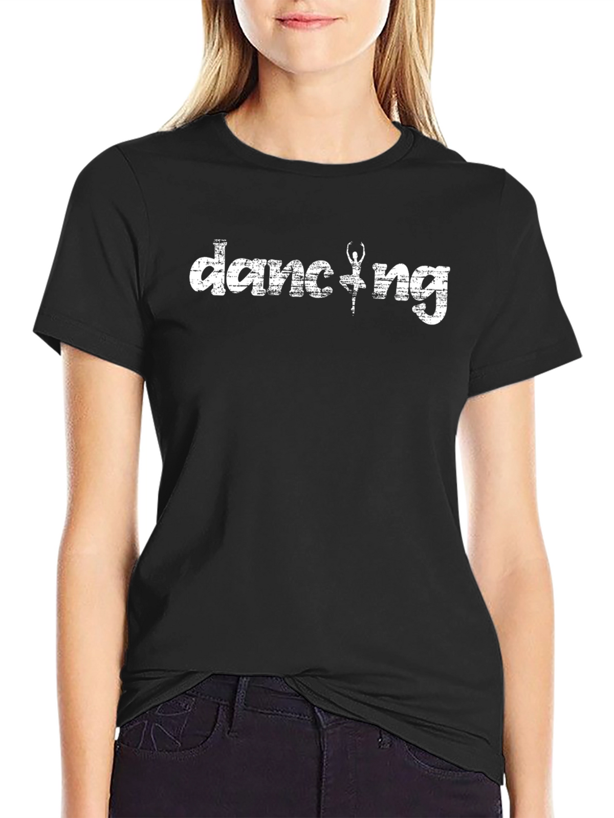 Dancing Graphic T-Shirt - Ballet Dancer Tee
