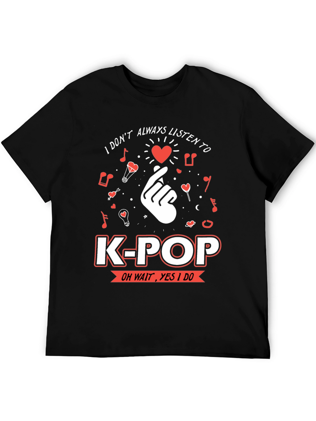 K-Pop Music Lover T-Shirt - Novelty Graphic Tee