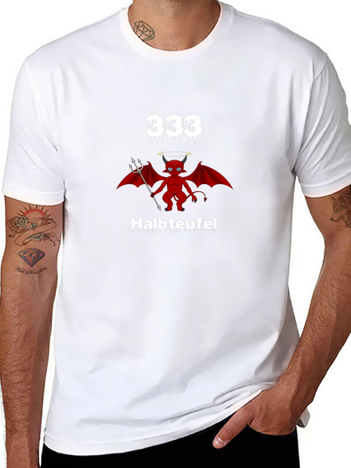 Halbteufel Devilish Graphic T-Shirt