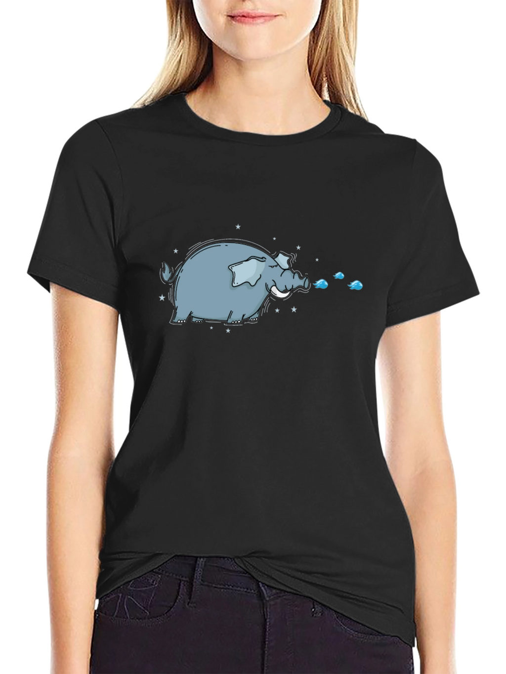 Cartoon Elephant T-Shirt