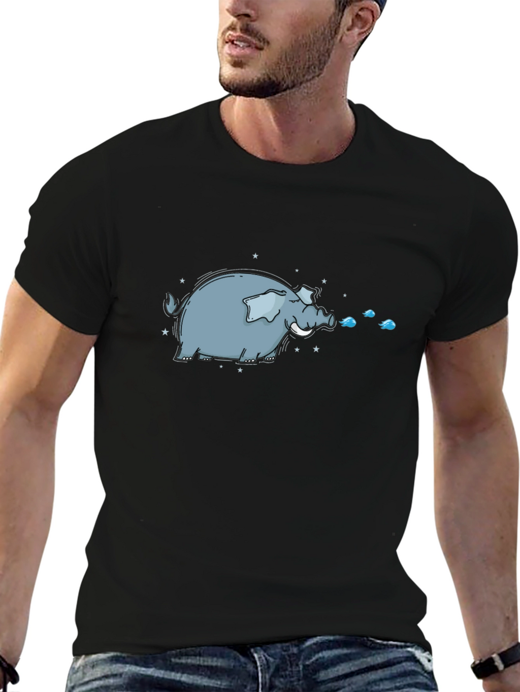 Cartoon Elephant T-Shirt