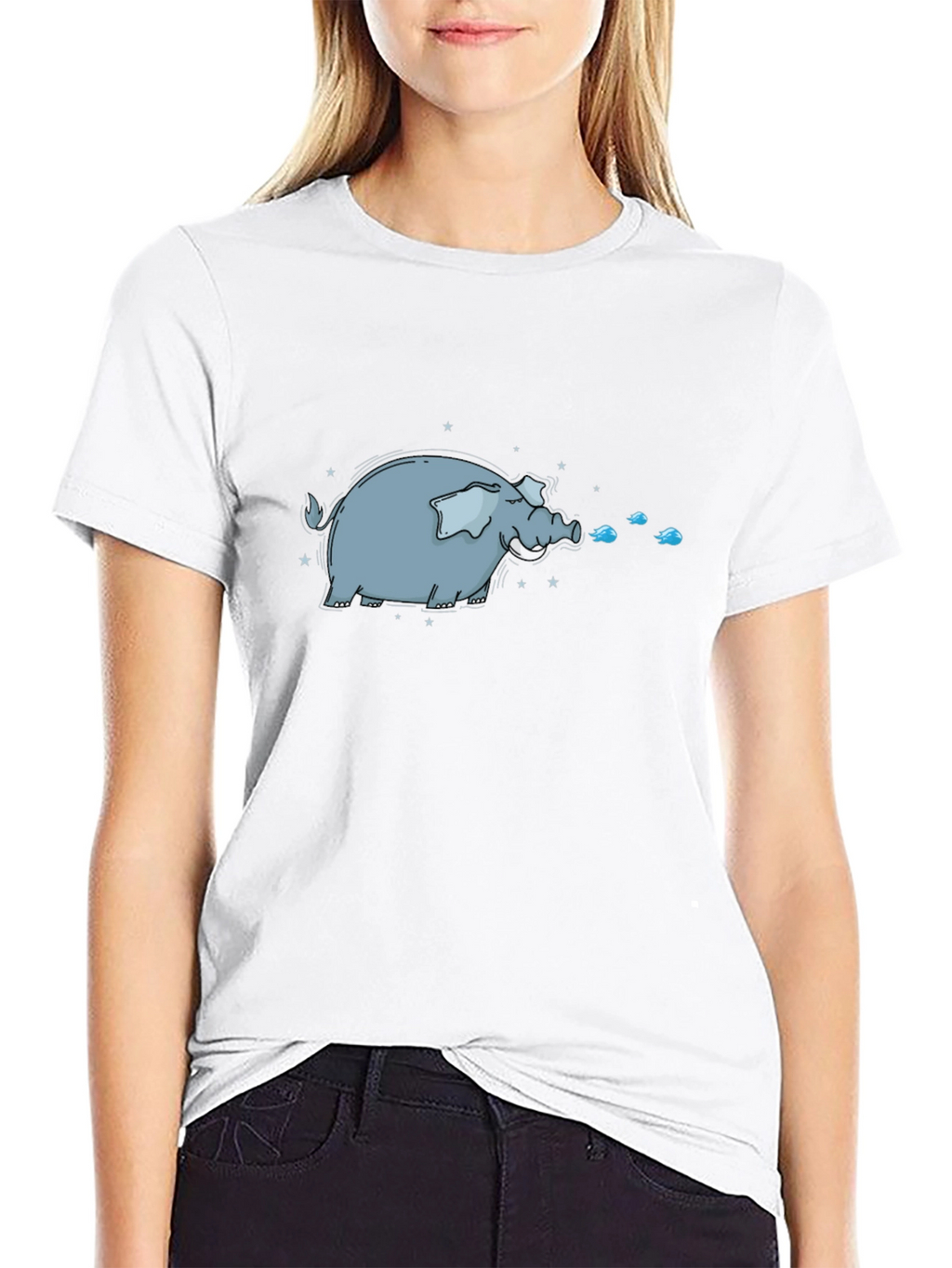 Cartoon Elephant T-Shirt