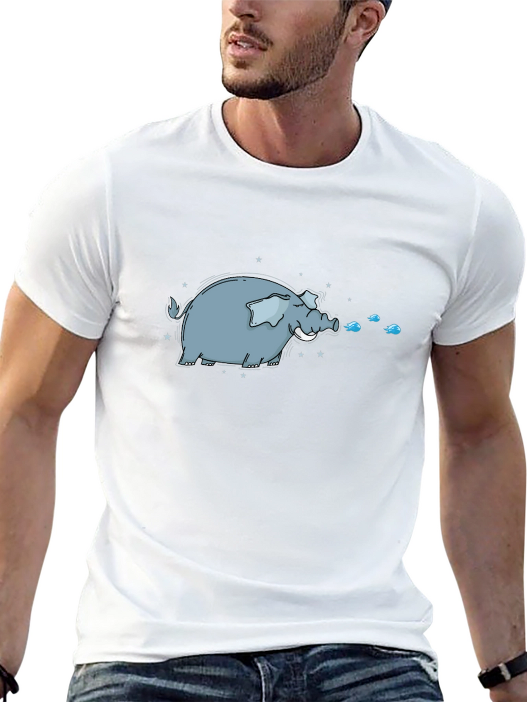 Cartoon Elephant T-Shirt