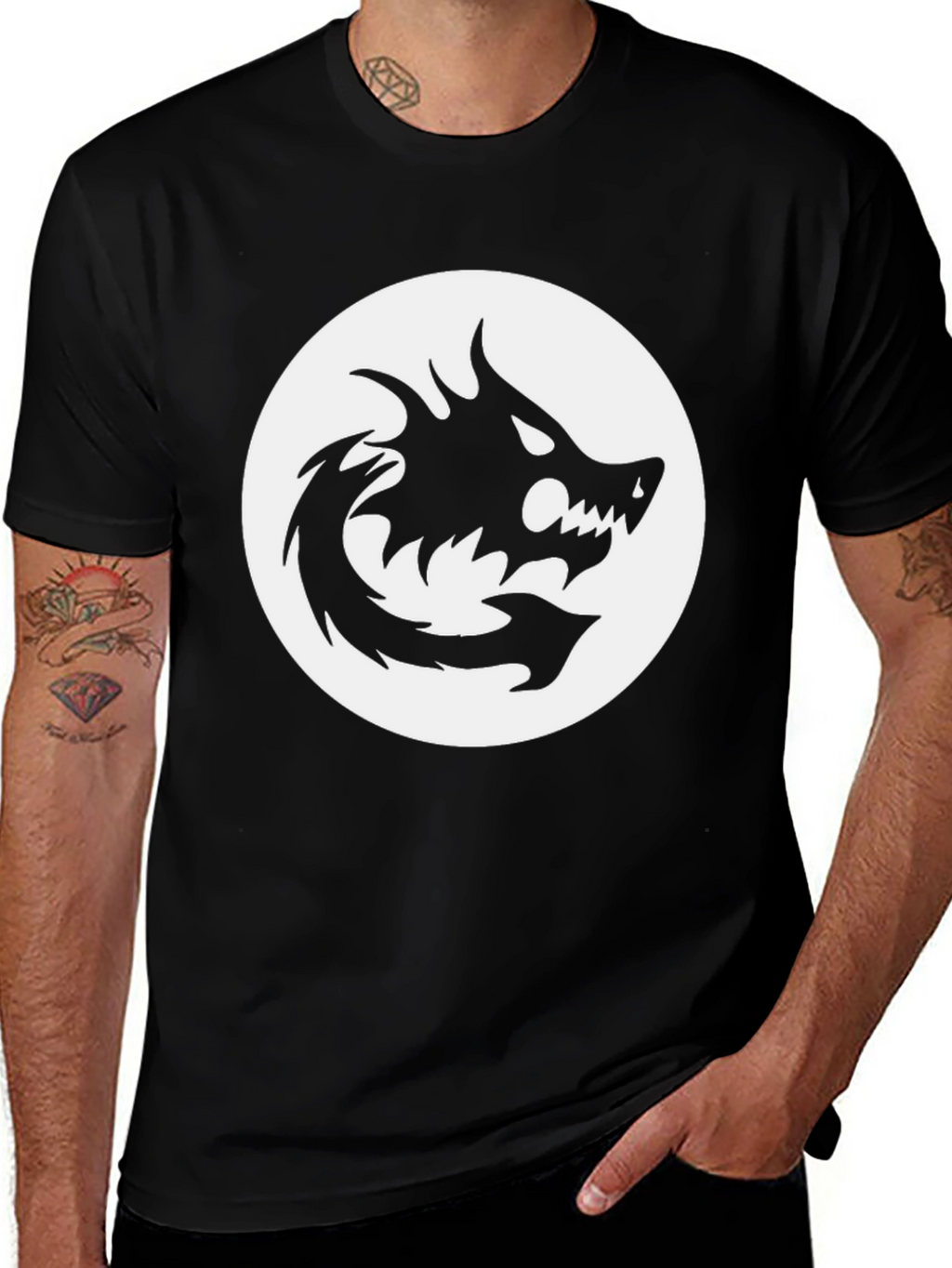 Black Dragon Graphic Tee - Unique Style