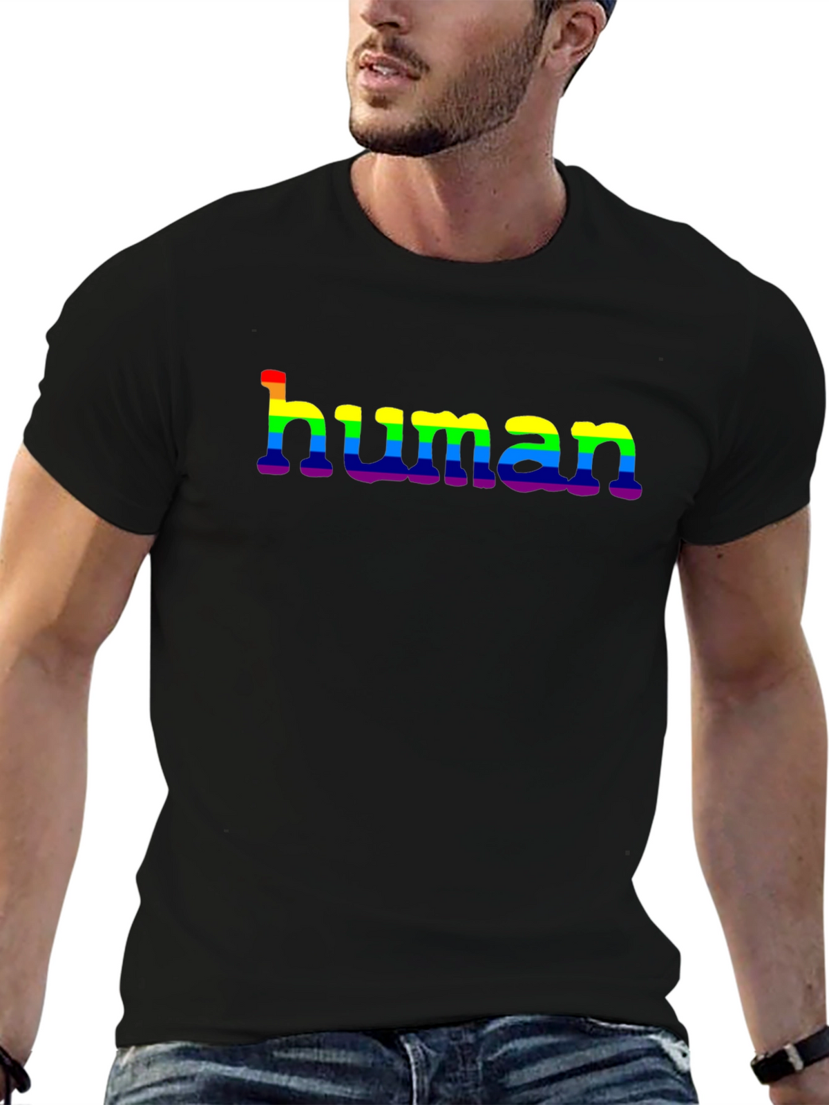Human Pride Rainbow T-Shirt