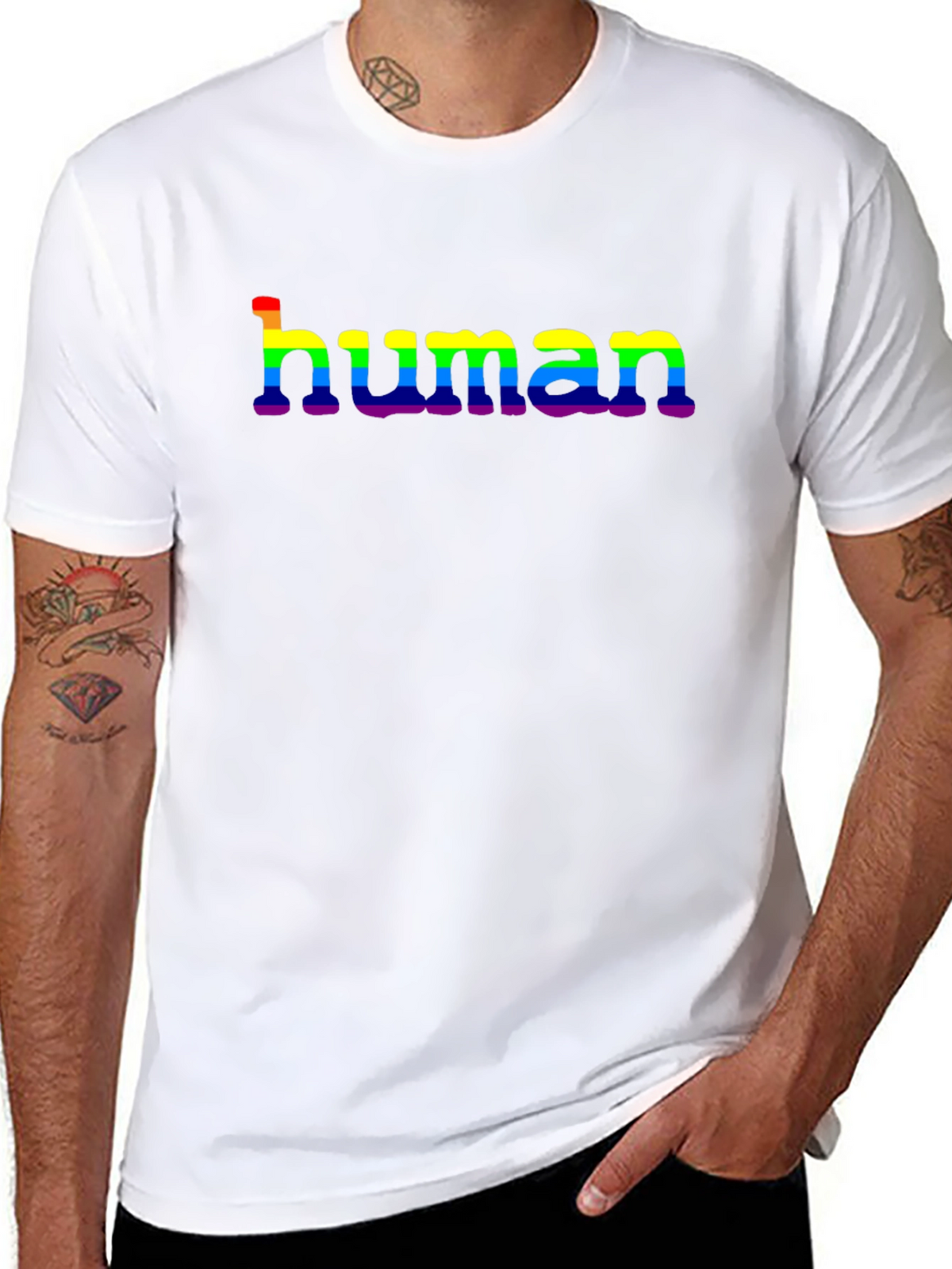 Human Pride Rainbow T-Shirt