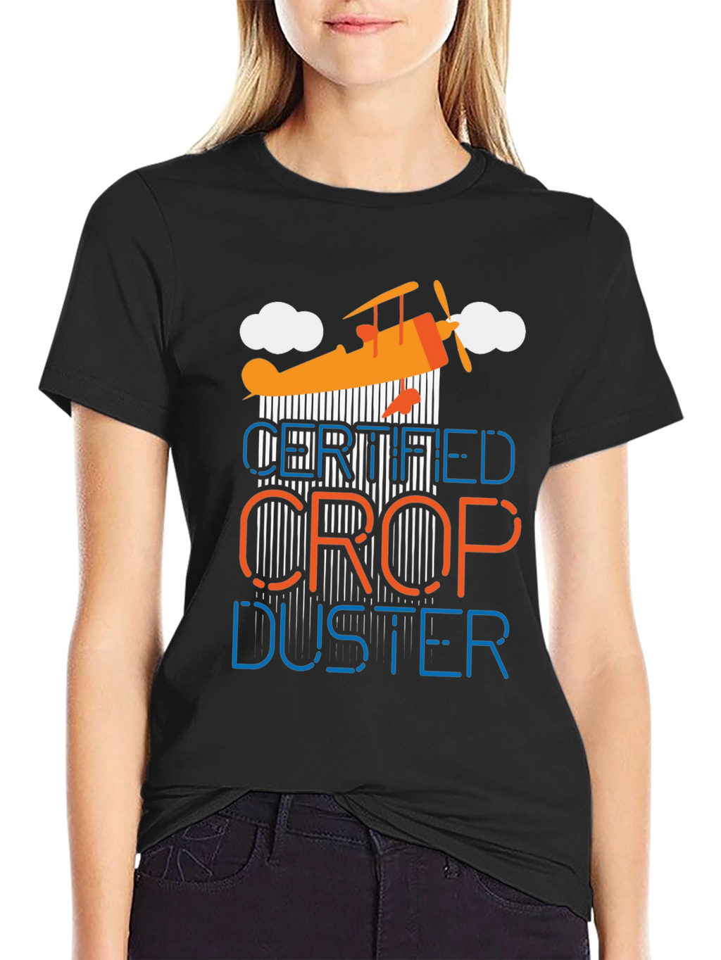 Certified Crop Duster Graphic T-Shirt