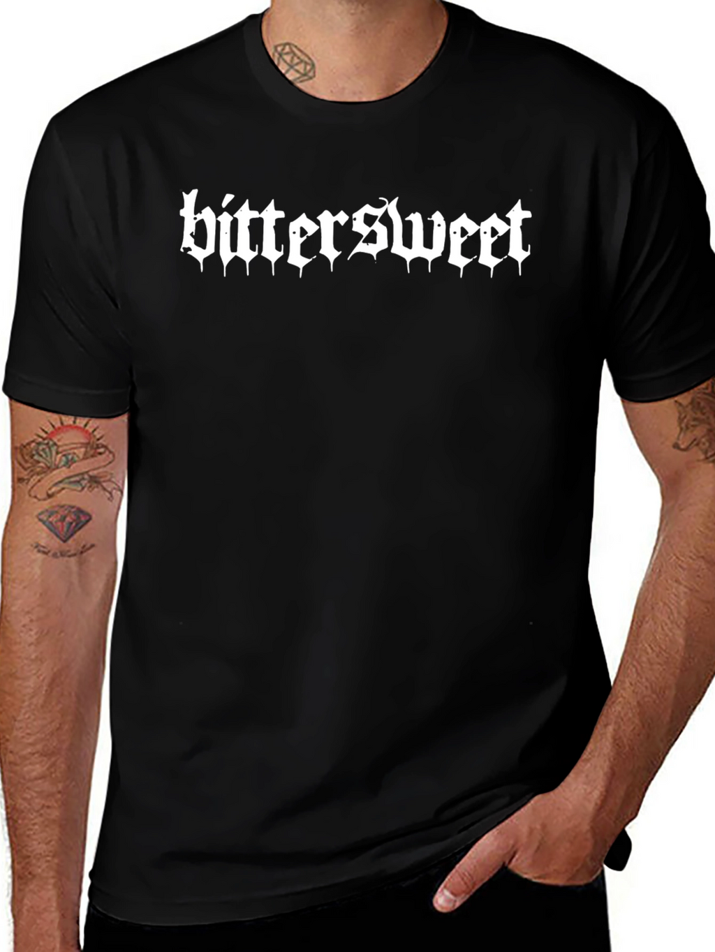 Bittersweet Graphic Black T-Shirt