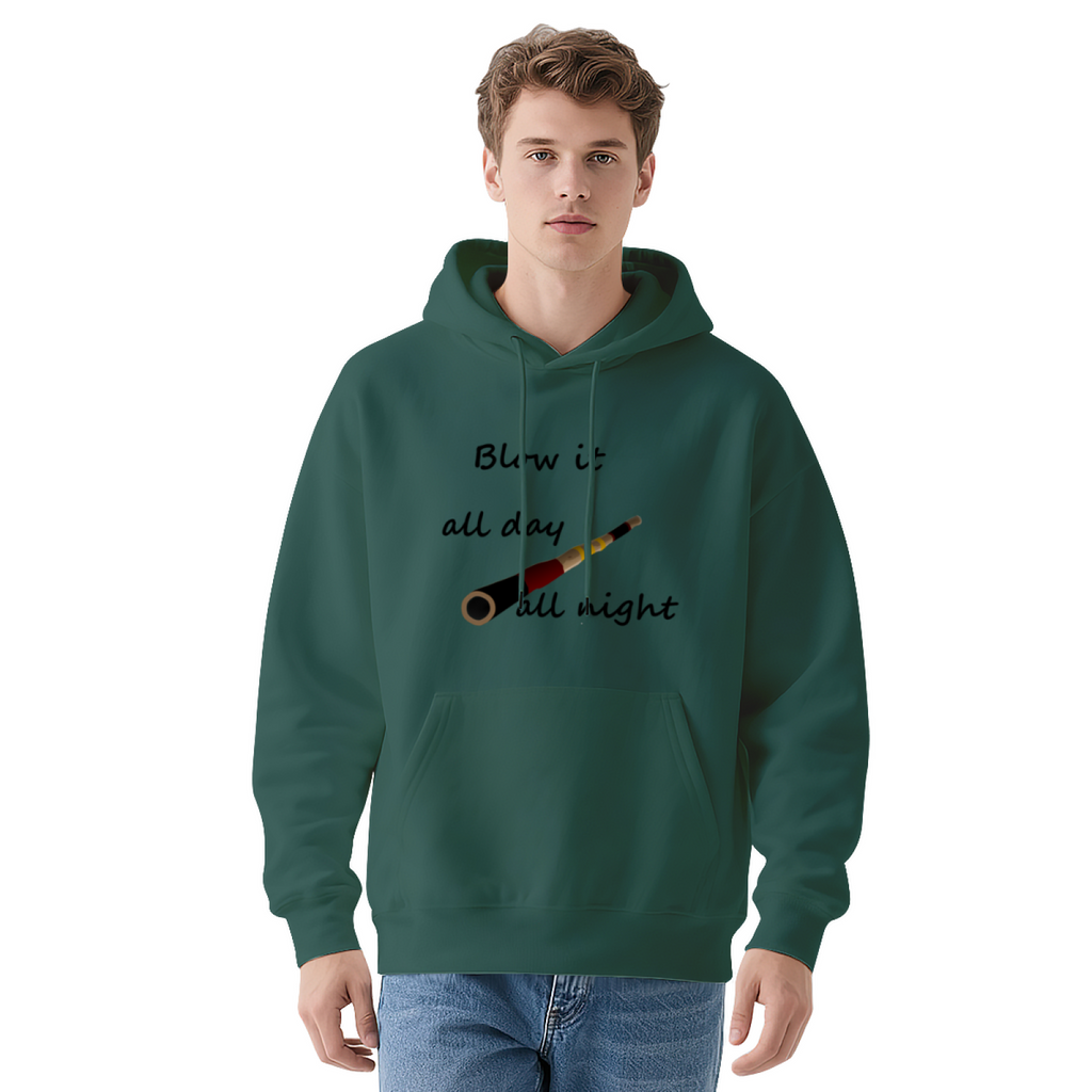 "Blow it all day all night" Statement Pullover
