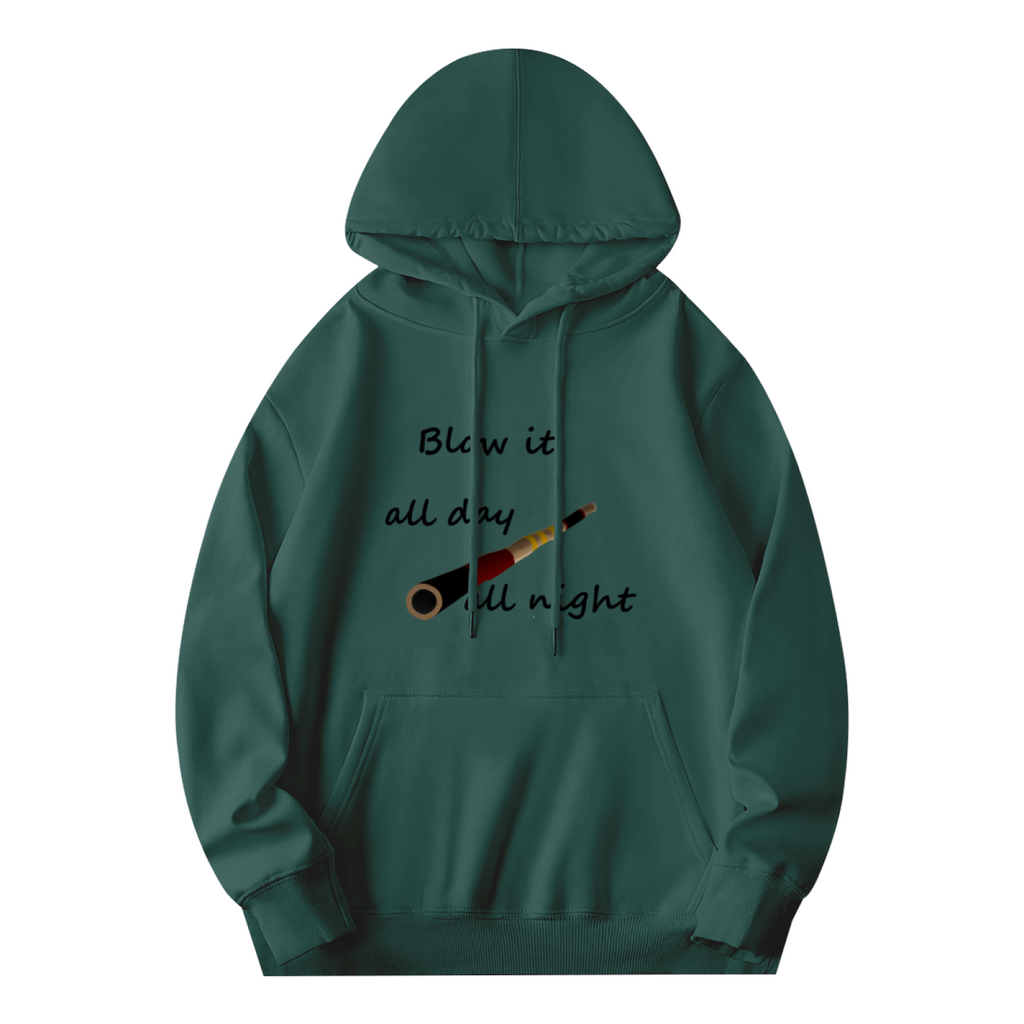 "Blow it all day all night" Statement Pullover