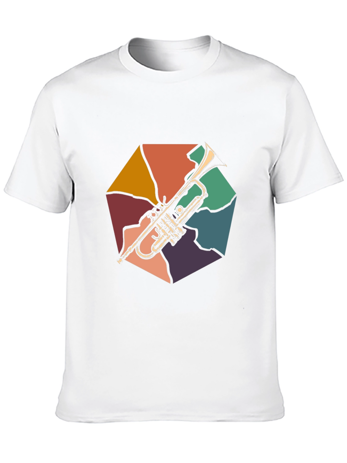 Trumpet Retro T-Shirt - Black