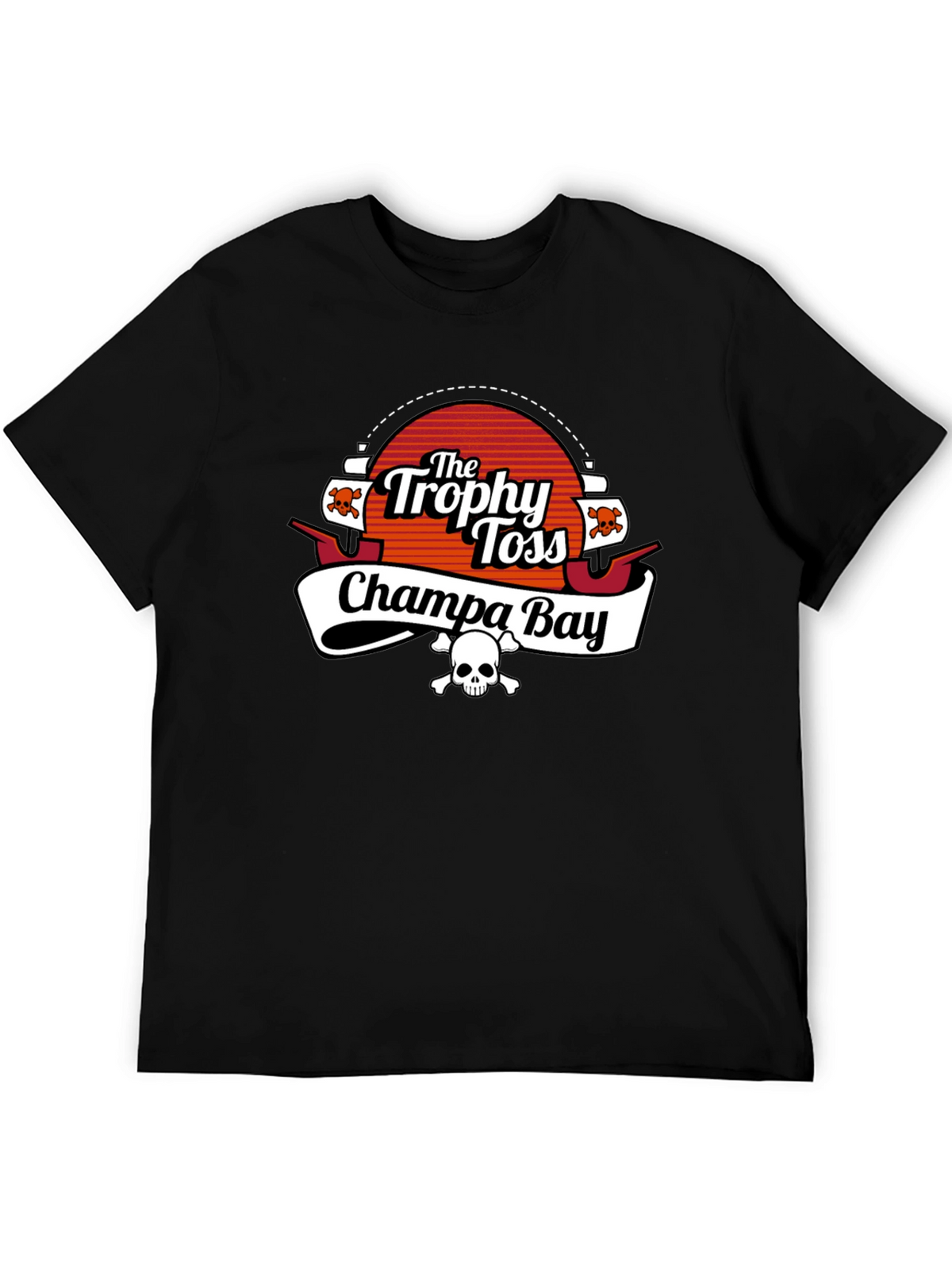 The Trophy Toss Champa Bay Black T-Shirt