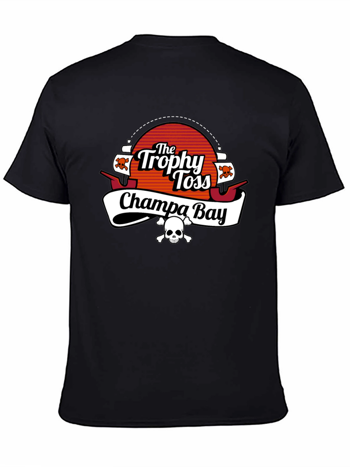 The Trophy Toss Champa Bay Black T-Shirt
