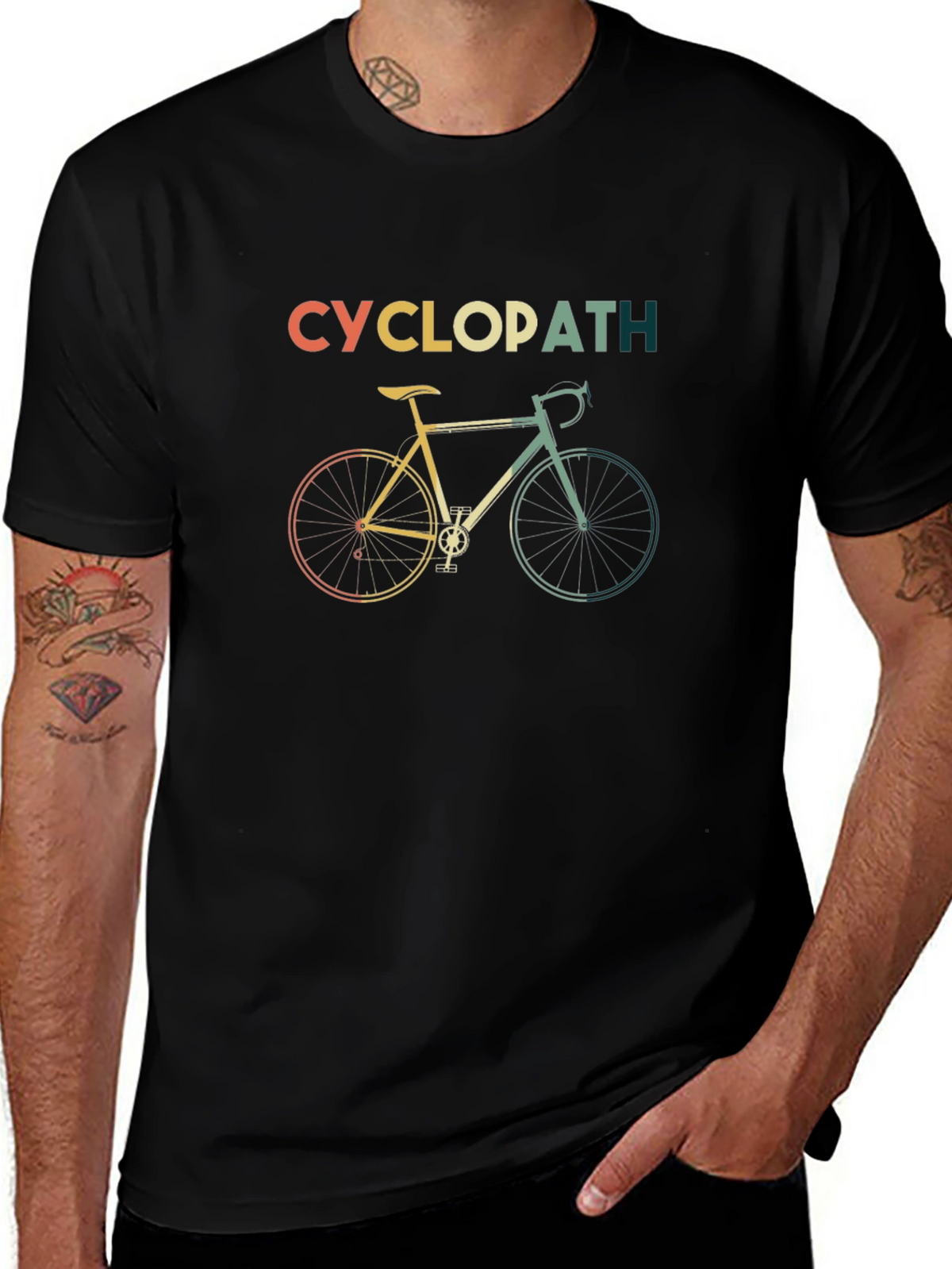 Cyclopath Bike Graphic T-Shirt