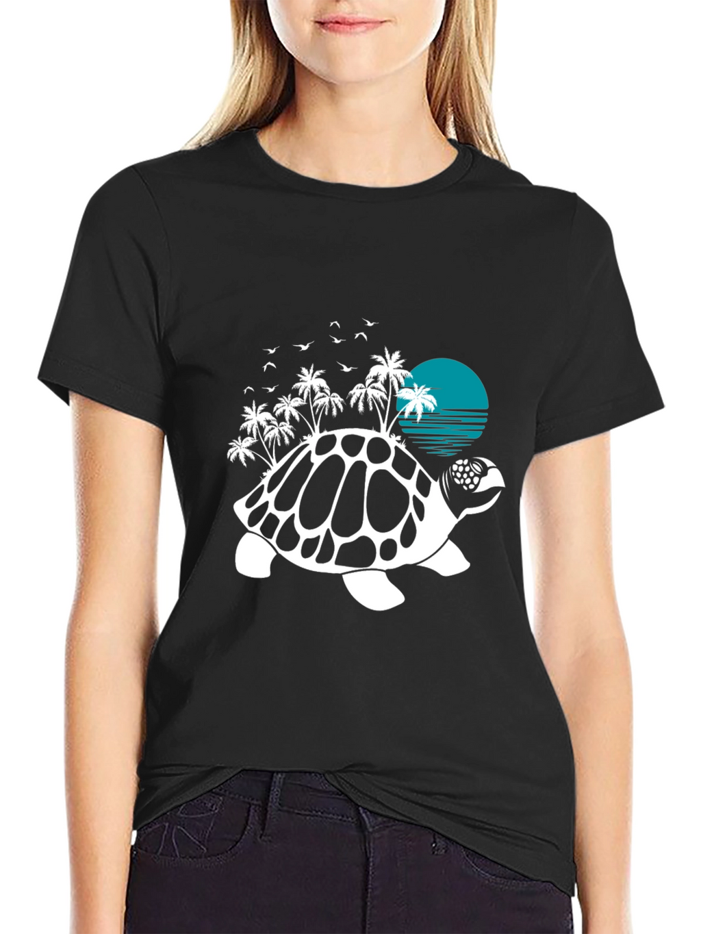Turtle Island Graphic Tee - Beach Vibes