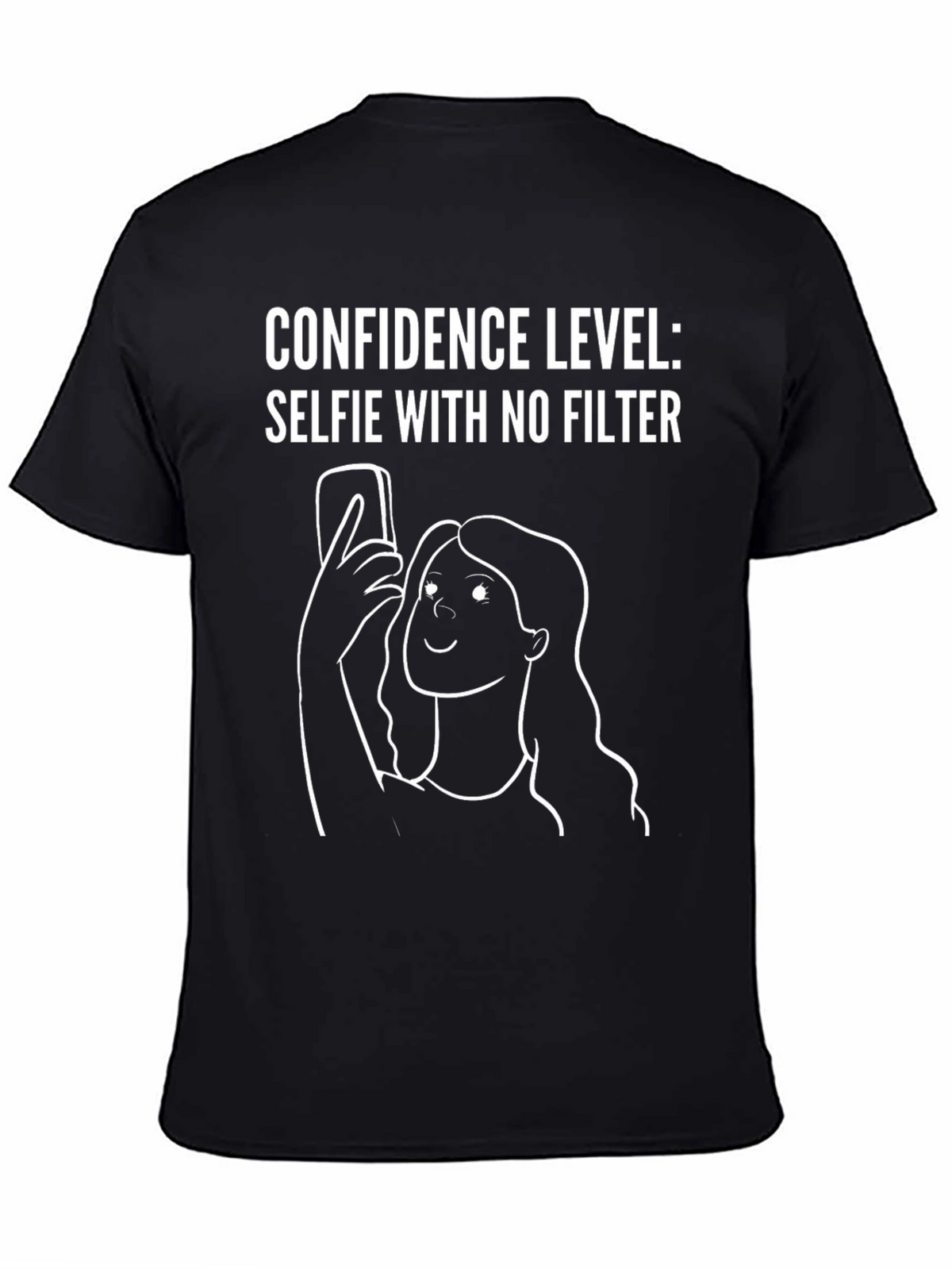 Confidence Level Selfie T-Shirt