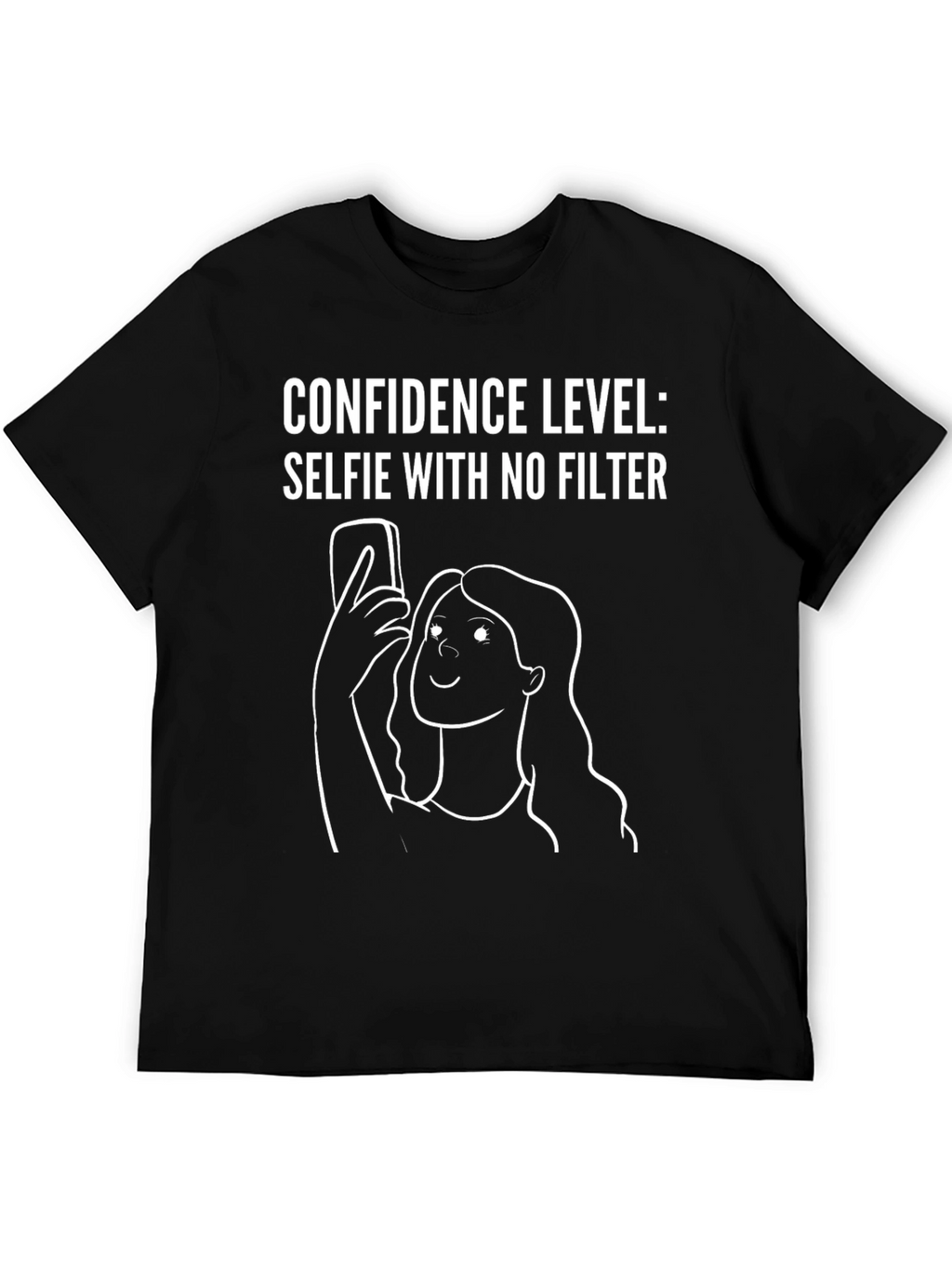 Confidence Level Selfie T-Shirt
