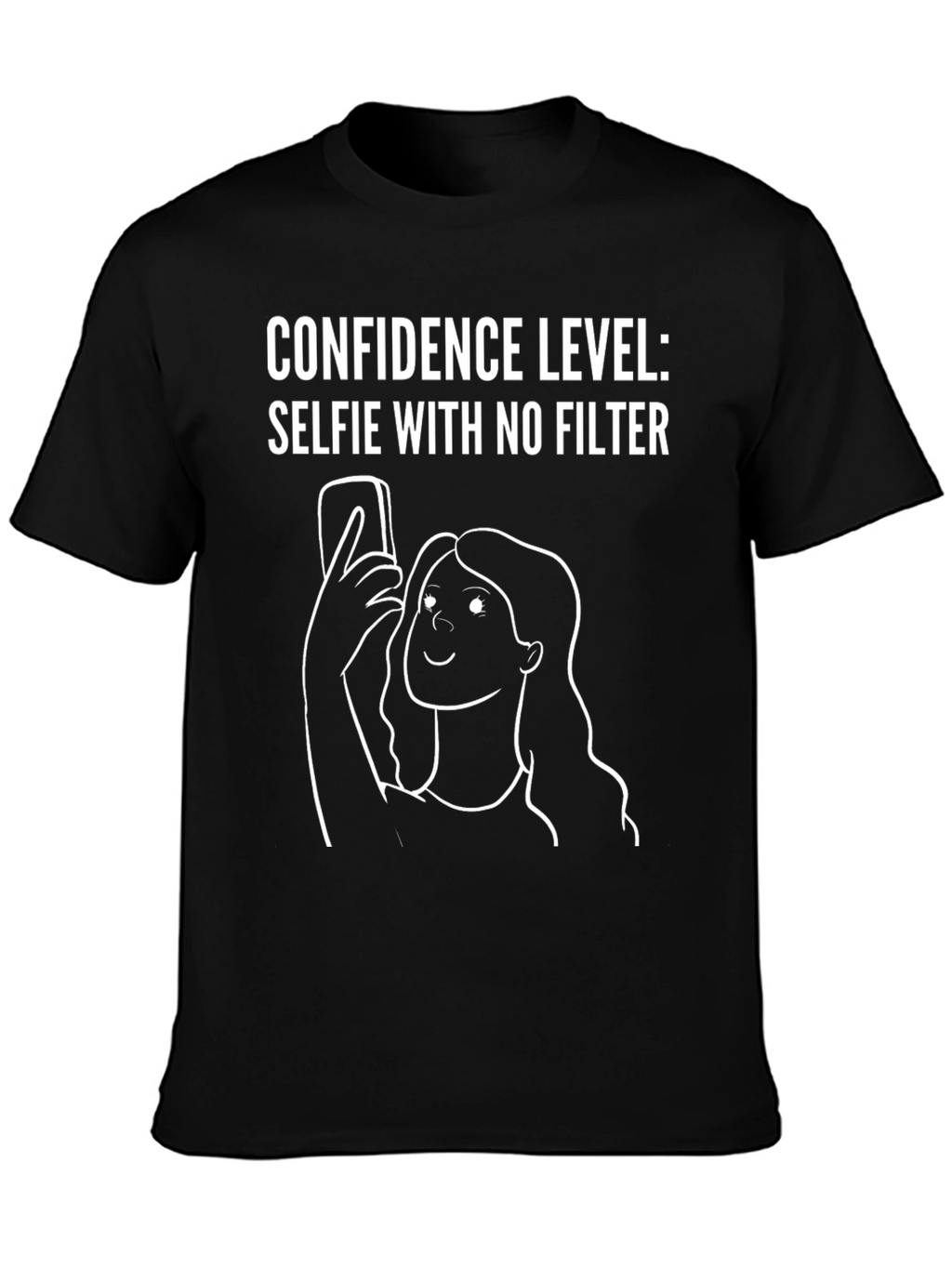 Confidence Level Selfie T-Shirt