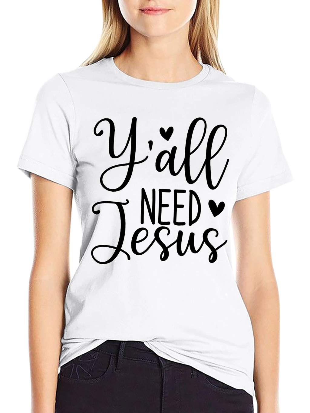 Yall Need Jesus Graphic T-Shirt - Religious Tee