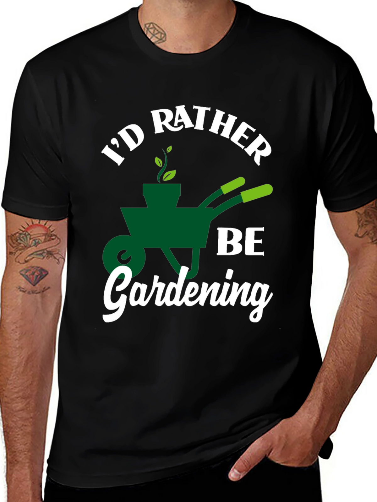 Id Rather Be Gardening T-Shirt