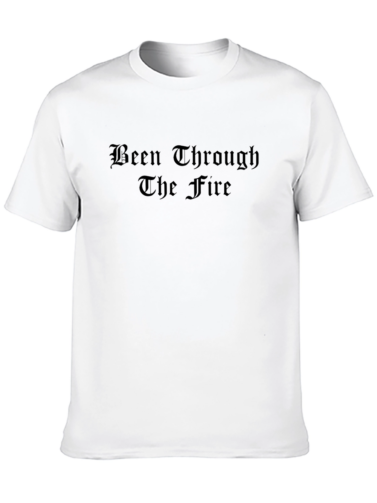 Been Through The Fire Black Graphic Tee