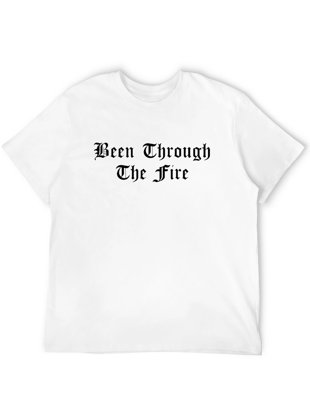 Been Through The Fire Black Graphic Tee