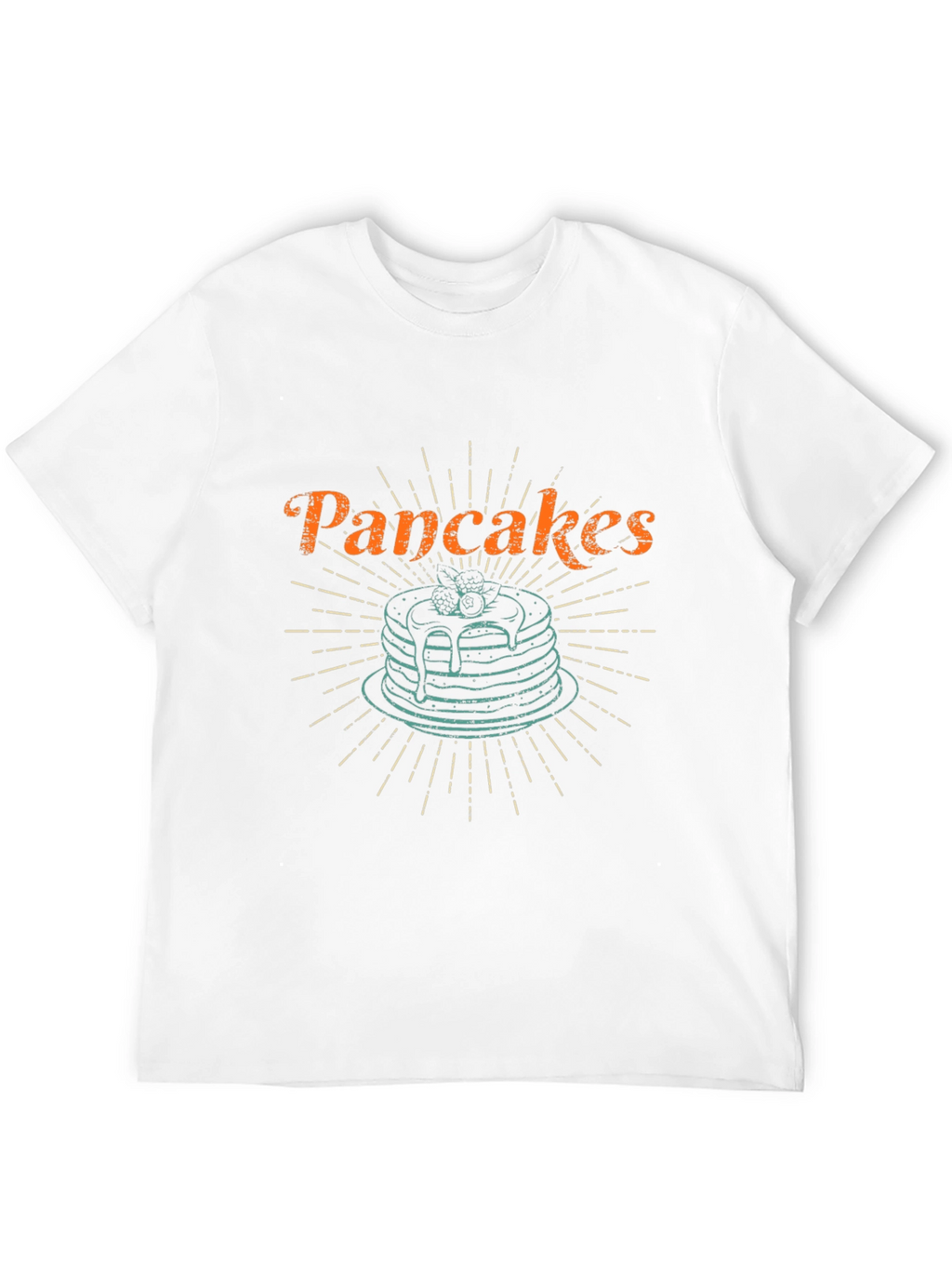 Pancakes Graphic Tee - Breakfast Lover Shirt