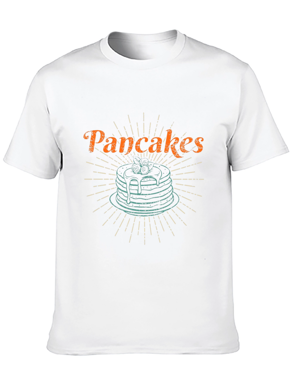 Pancakes Graphic Tee - Breakfast Lover Shirt