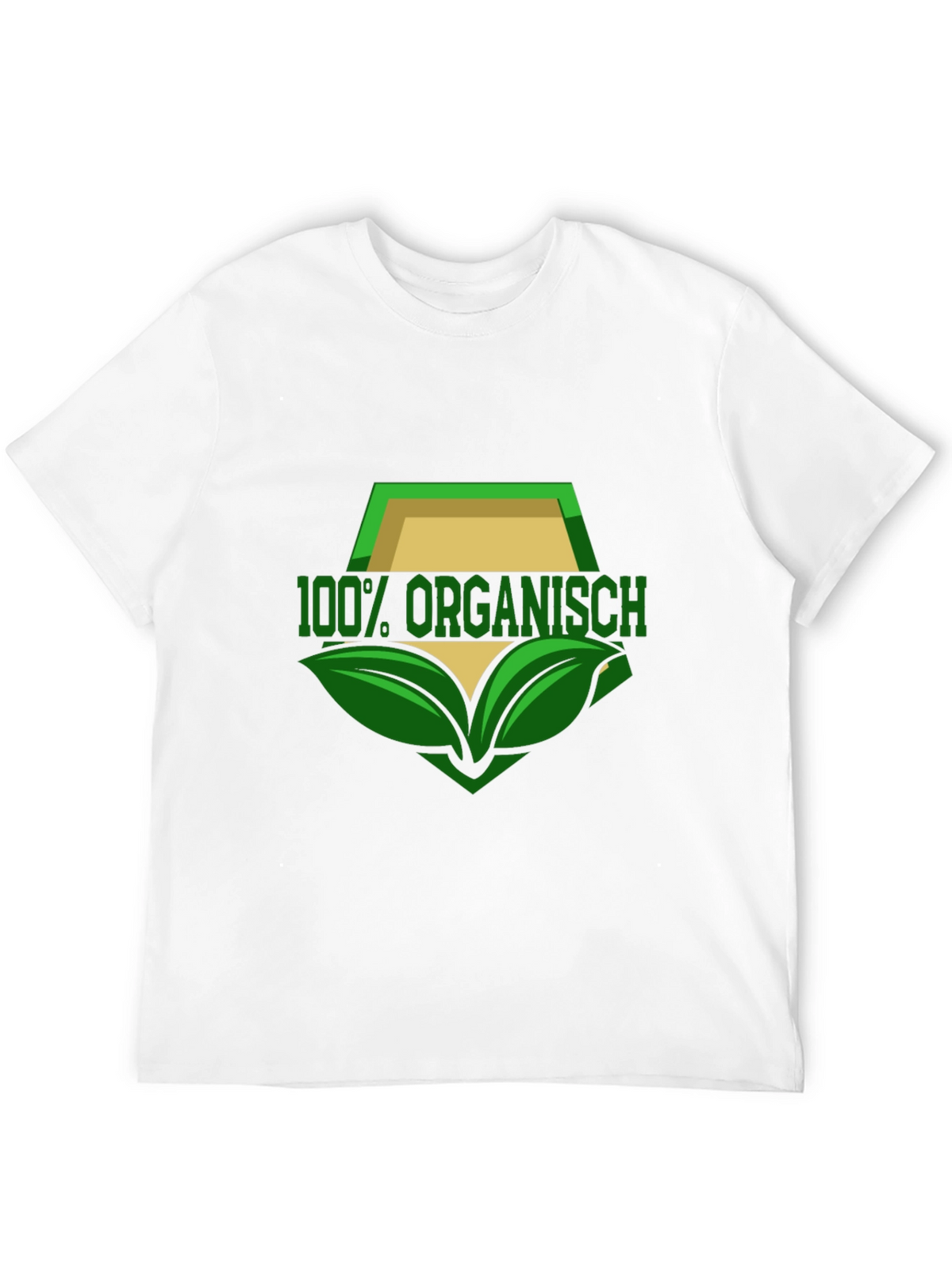 100% Organisch T-Shirt - Black Organic Design
