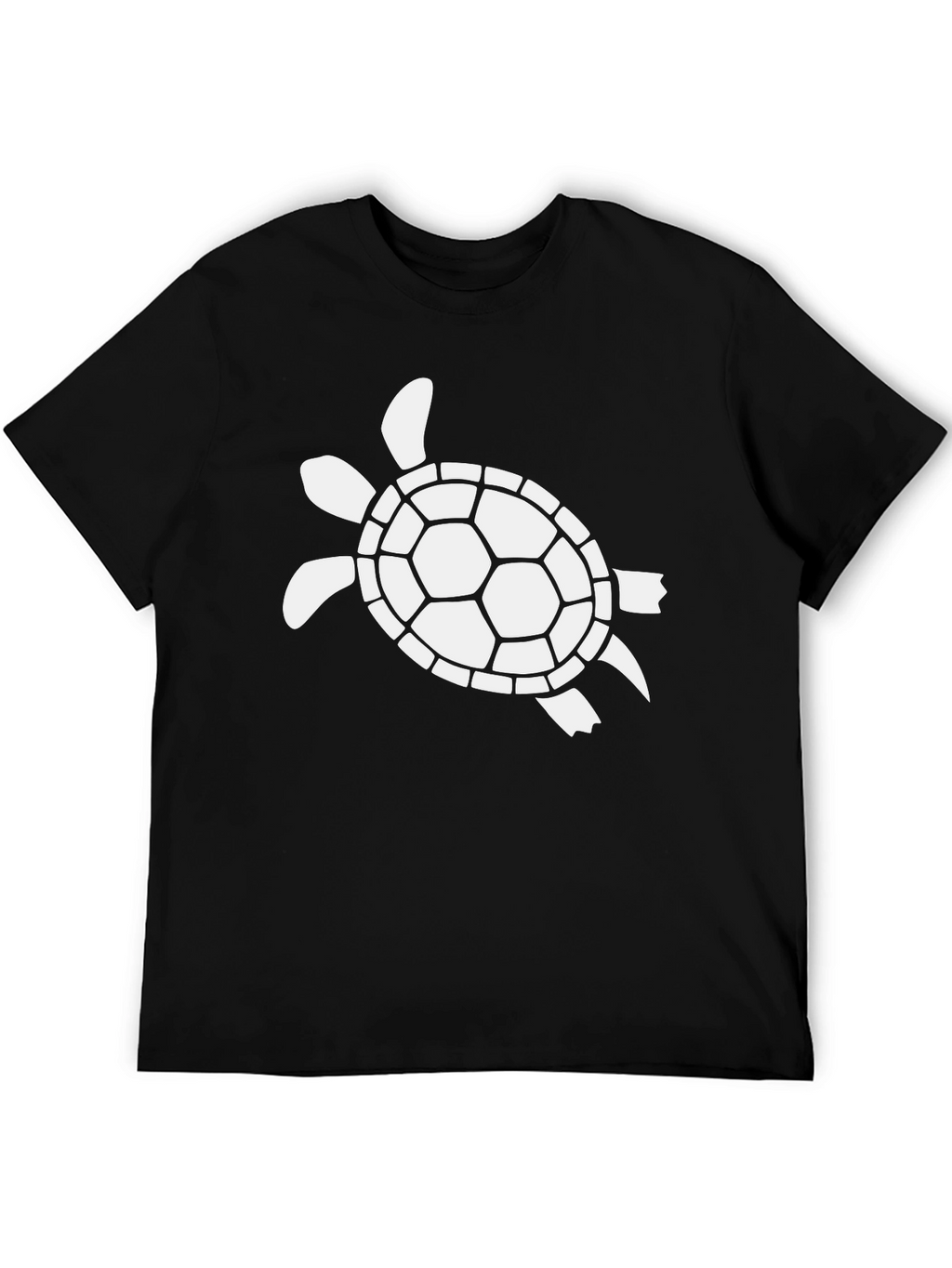Black Turtle Graphic Tee - Casual Style
