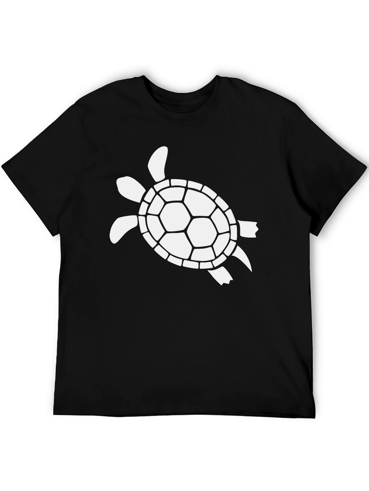 Black Turtle Graphic Tee - Casual Style