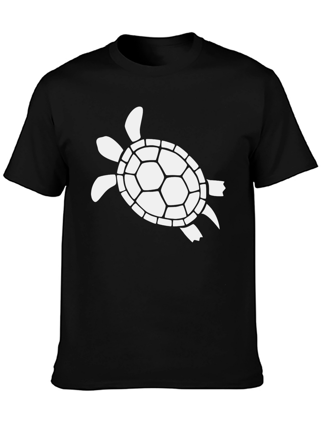 Black Turtle Graphic Tee - Casual Style
