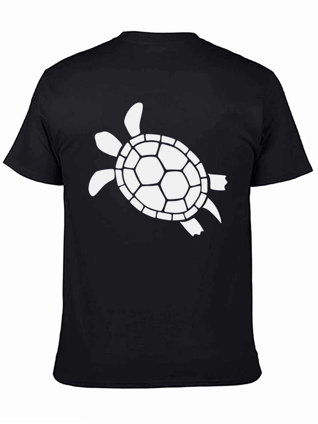 Black Turtle Graphic Tee - Casual Style