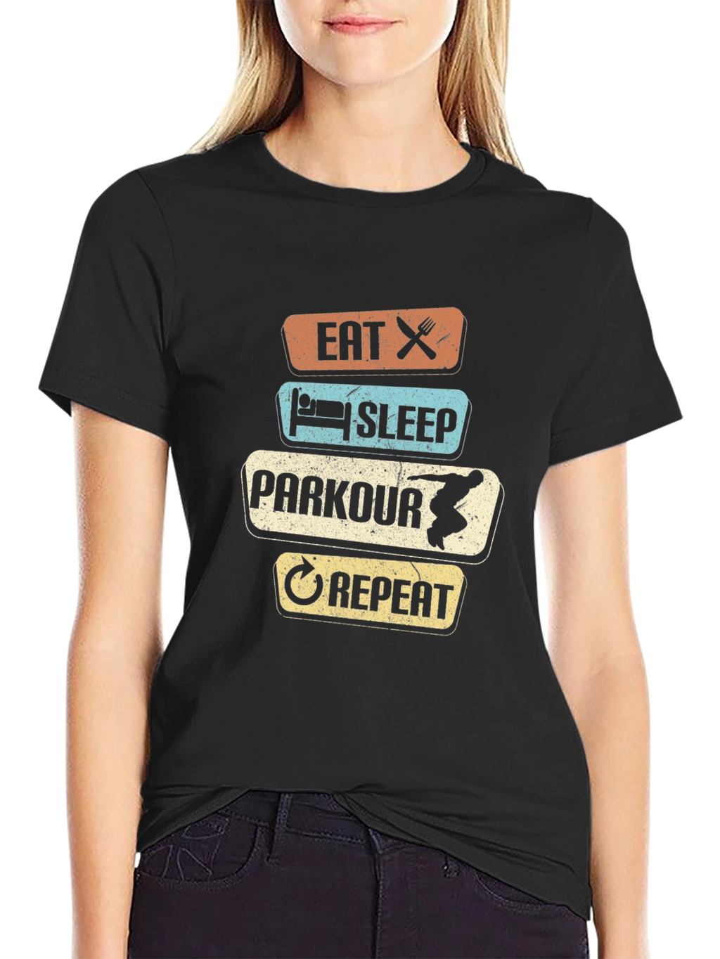 Eat Sleep Parkour Repeat T-Shirt