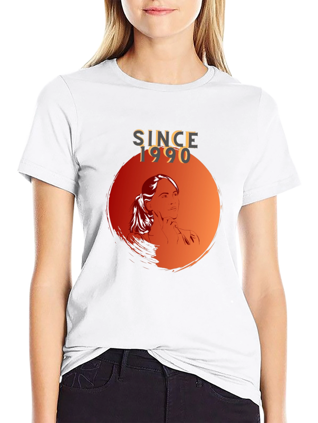 Since 1990 Graphic Tee - Stylish Black T-Shirt