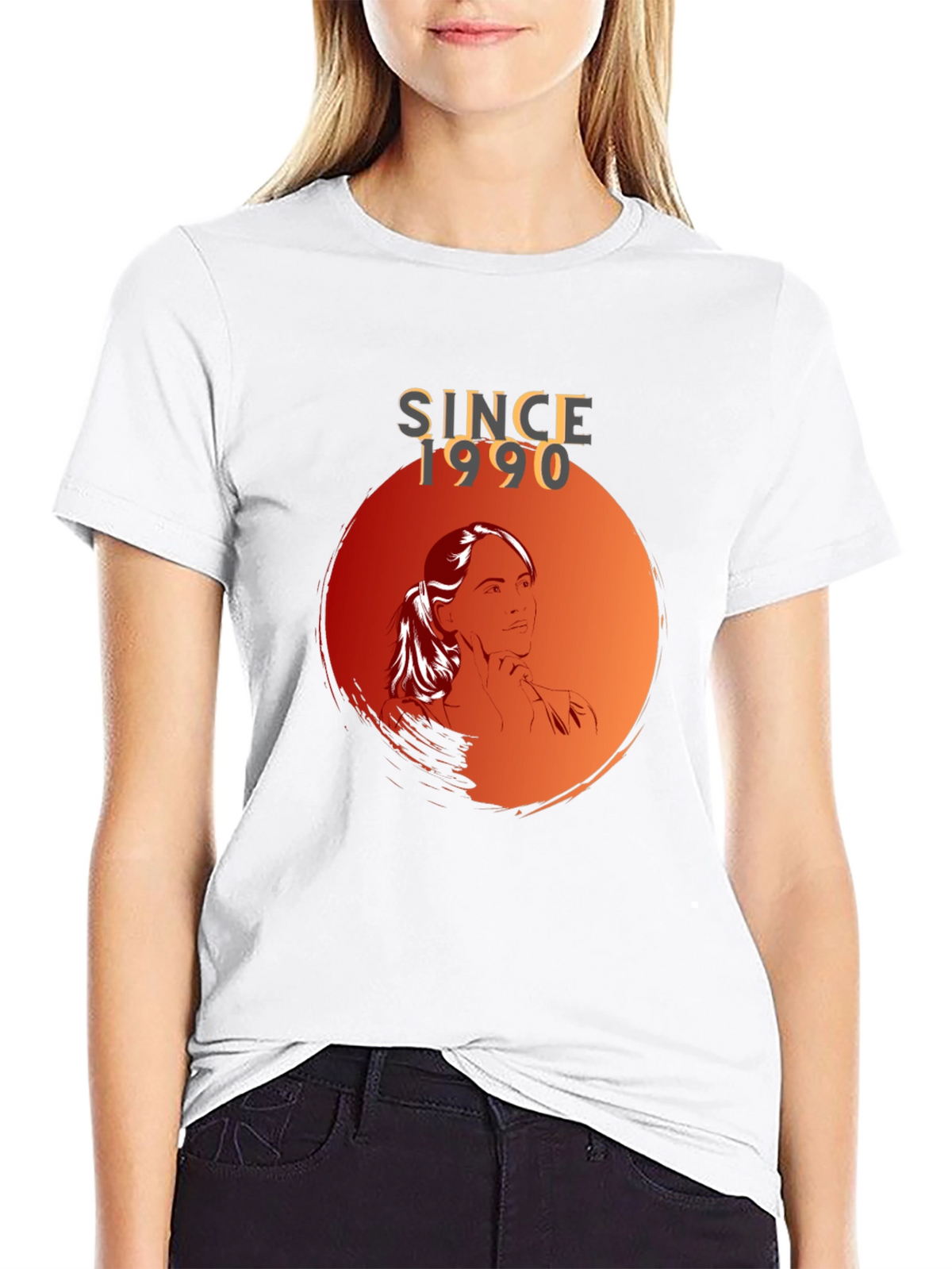 Since 1990 Graphic Tee - Stylish Black T-Shirt