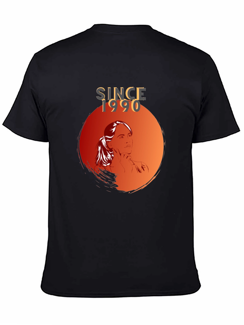 Since 1990 Graphic Tee - Stylish Black T-Shirt