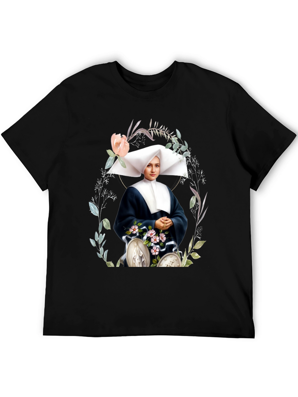 Nun Portrait Graphic Tee