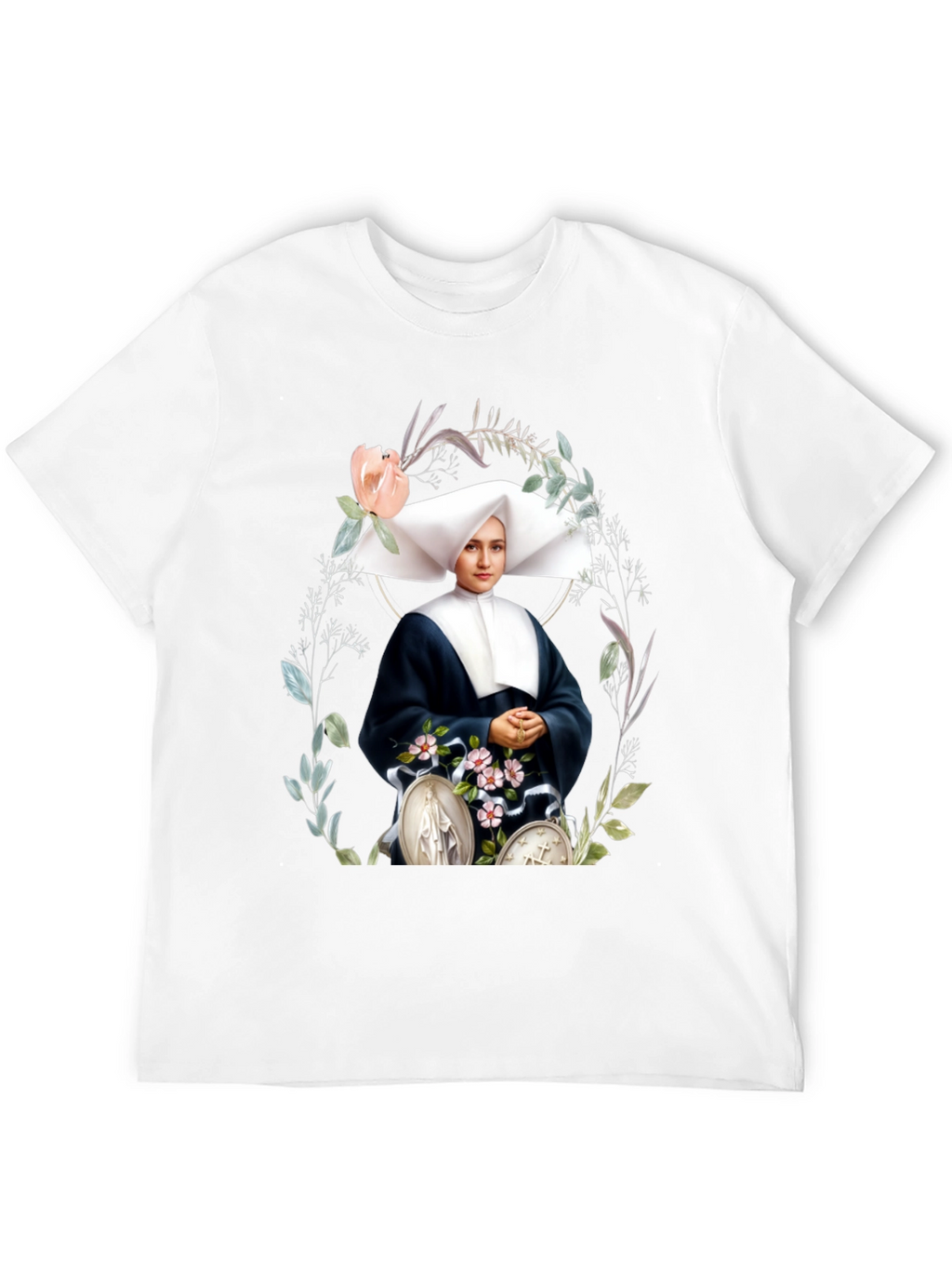 Nun Portrait Graphic Tee