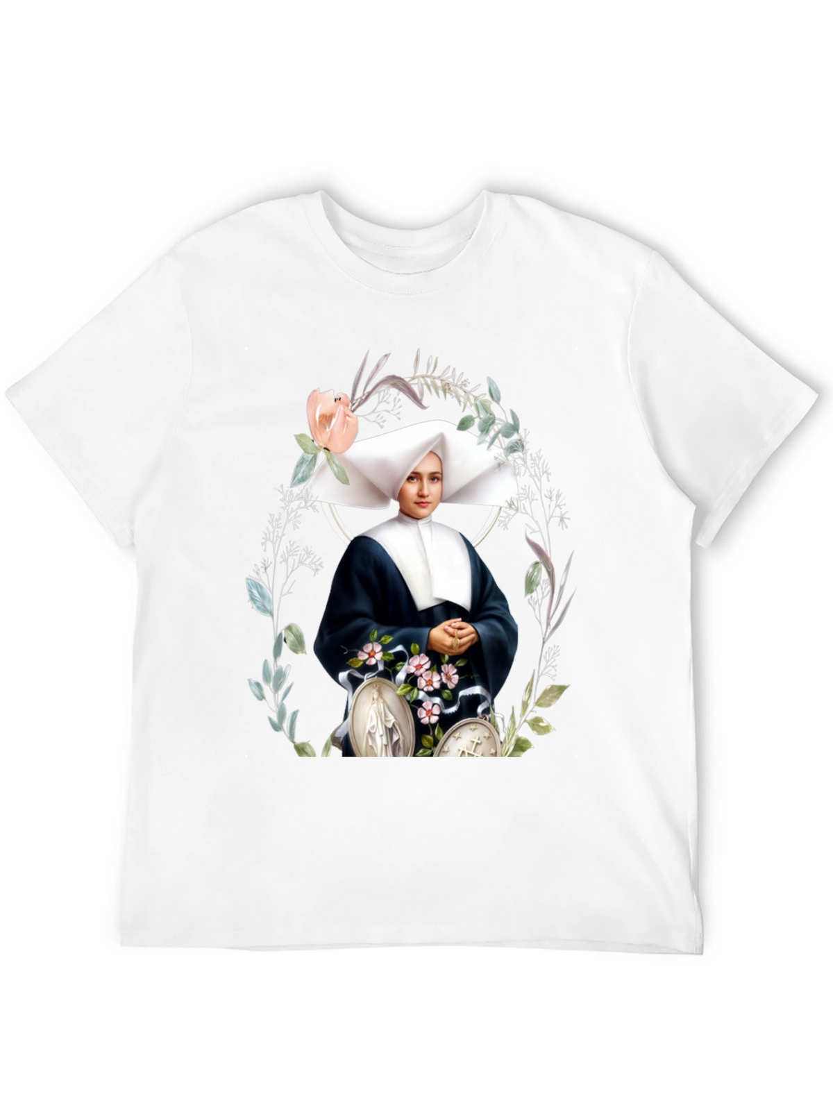 Nun Portrait Graphic Tee