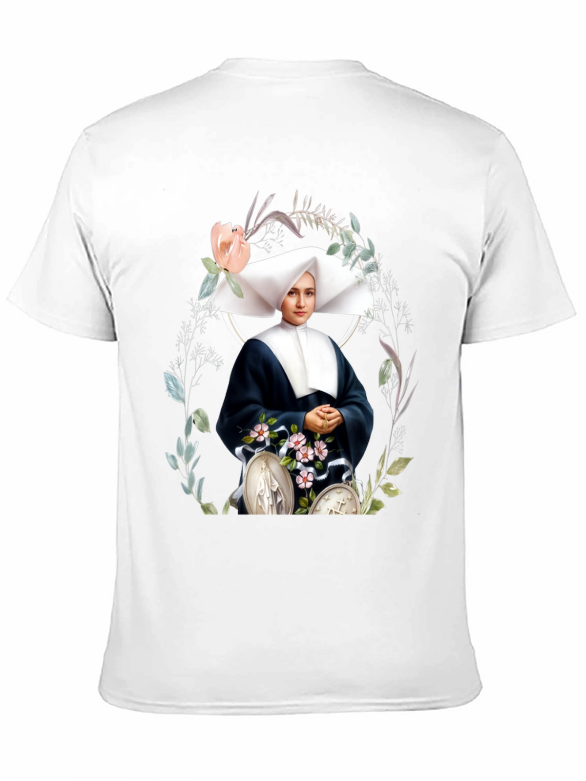 Nun Portrait Graphic Tee
