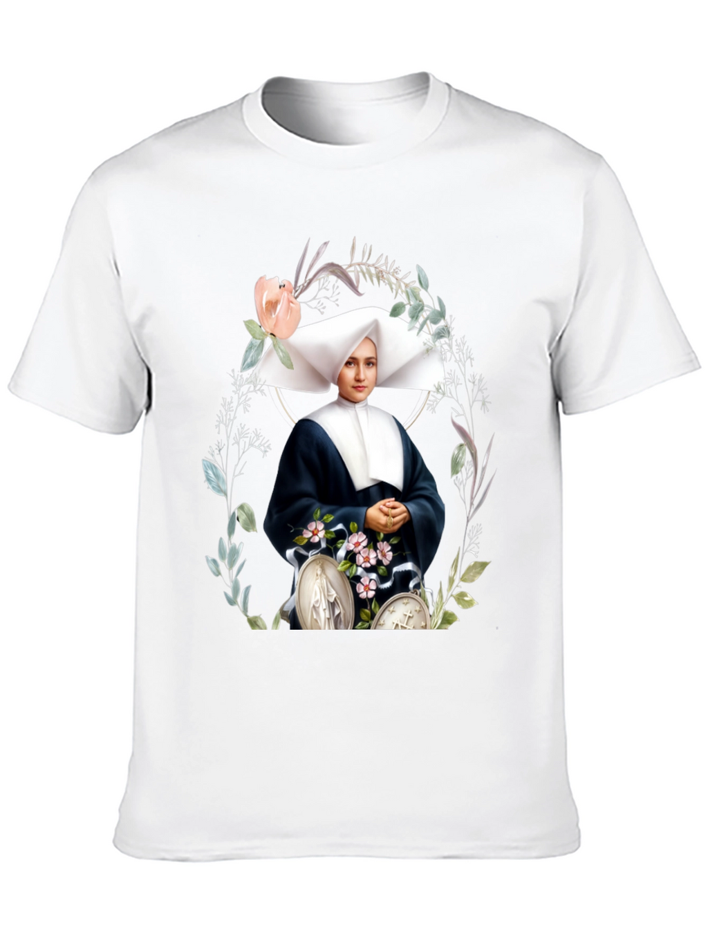 Nun Portrait Graphic Tee
