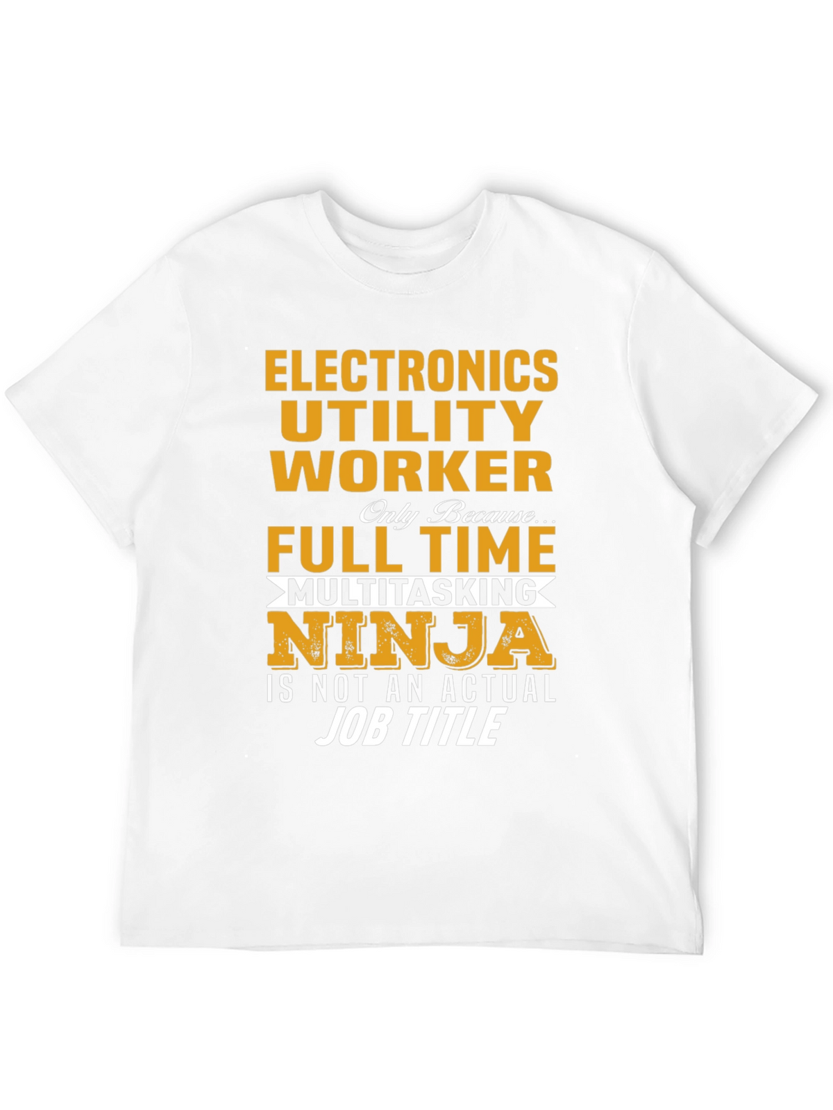 Electronics Utility Worker Ninja T-Shirt