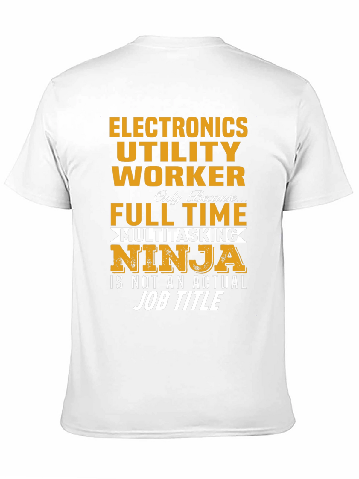 Electronics Utility Worker Ninja T-Shirt