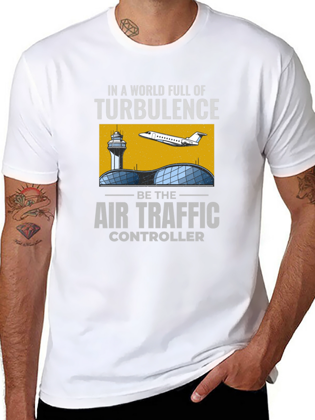 Air Traffic Controller T-Shirt - Turbulence Design