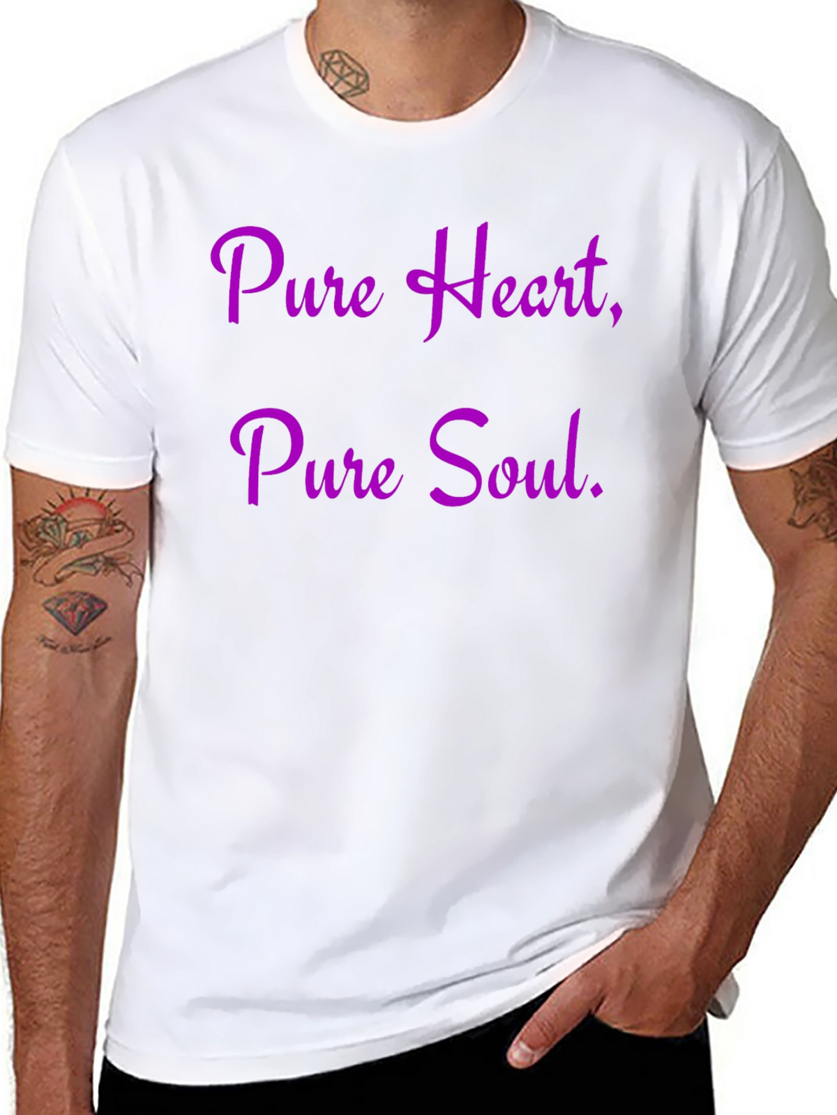 Pure Heart Pure Soul Black T-Shirt