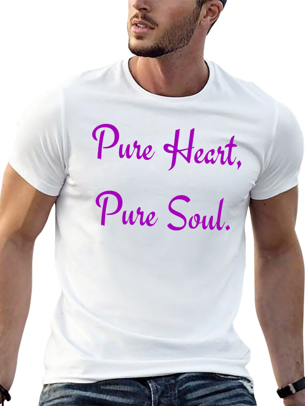 Pure Heart Pure Soul Black T-Shirt