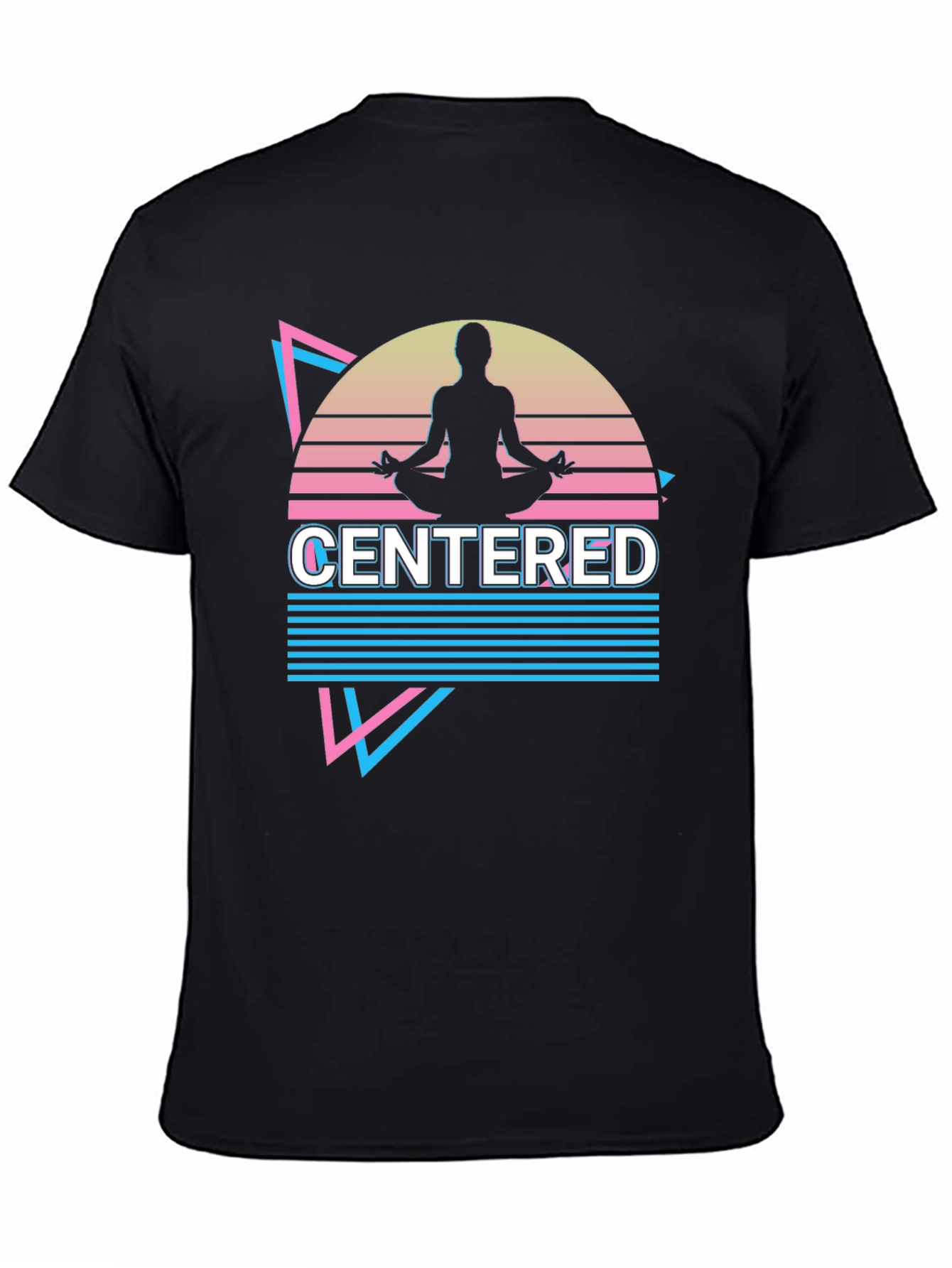 Centered Mind T-Shirt Yoga Meditation Design