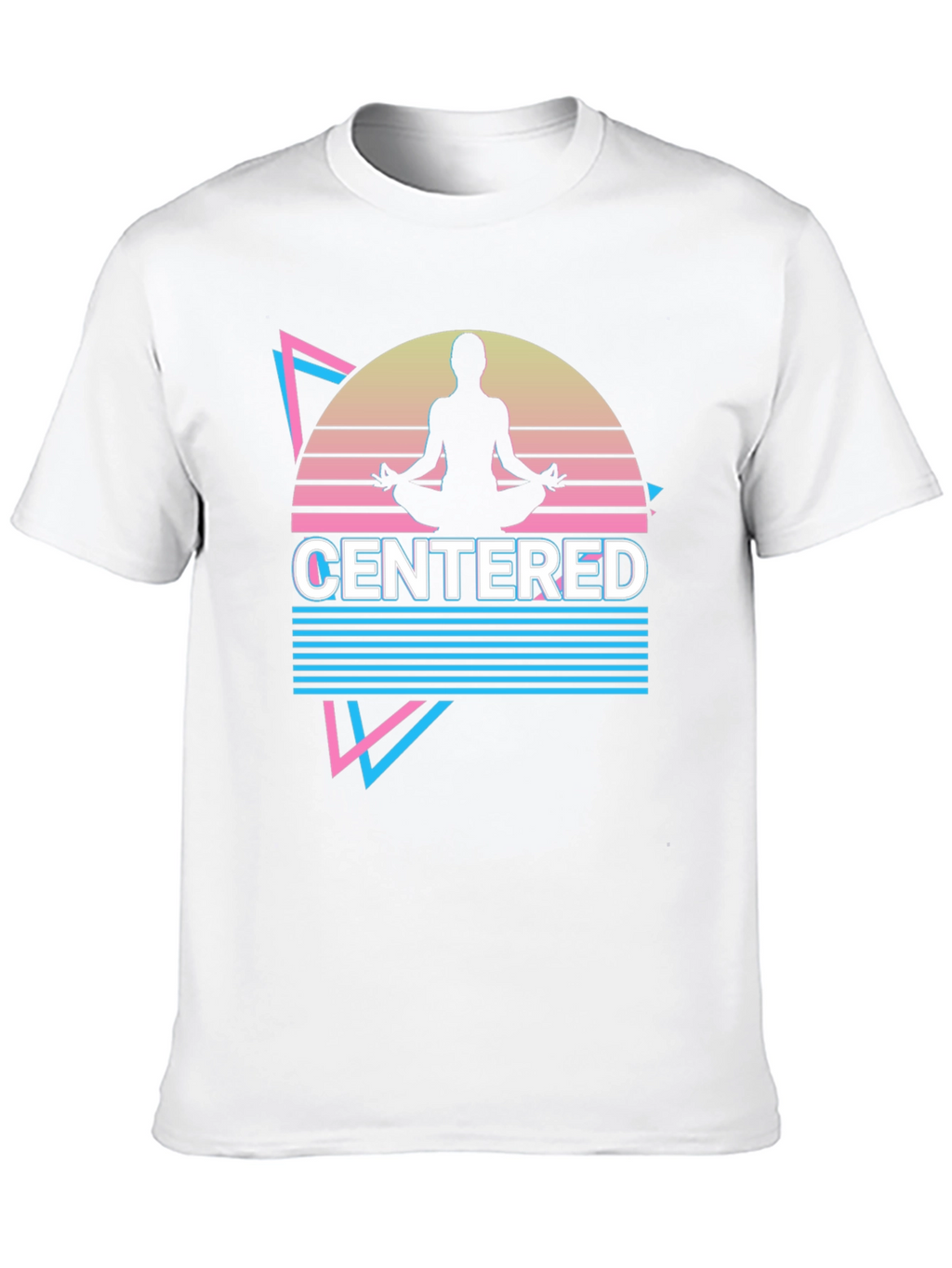 Centered Mind T-Shirt Yoga Meditation Design