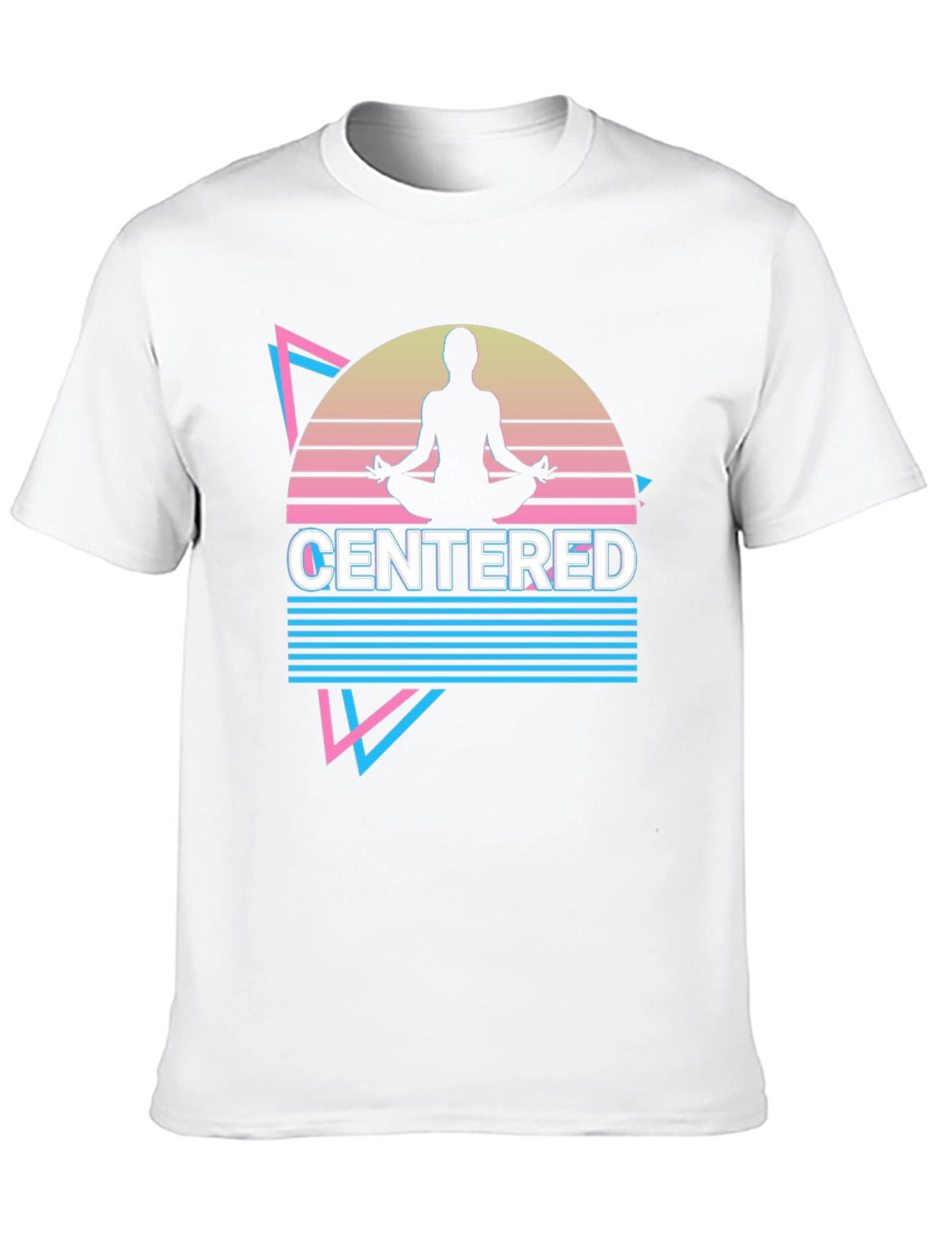 Centered Mind T-Shirt Yoga Meditation Design